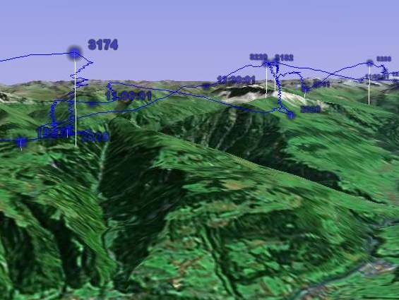 Google Earth Track